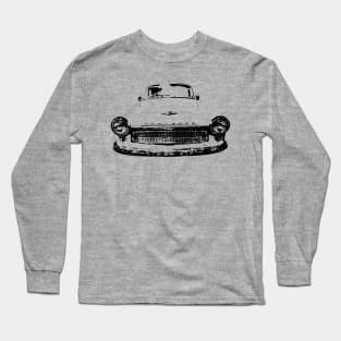 Wartburg 311 1960s classic car monoblock black Long Sleeve T-Shirt